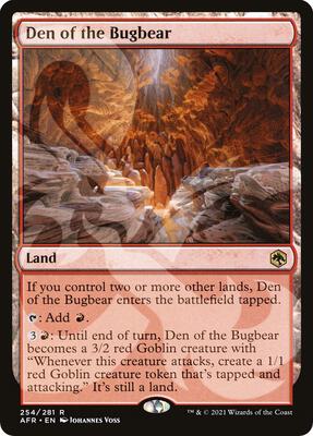 Den of the Bugbear card from AFR Ampersand Promos