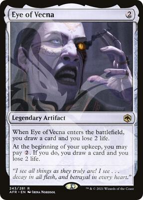 Eye of Vecna card from AFR Ampersand Promos