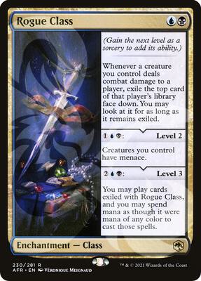 Rogue Class card from AFR Ampersand Promos