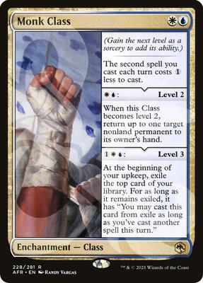 Monk Class card from AFR Ampersand Promos