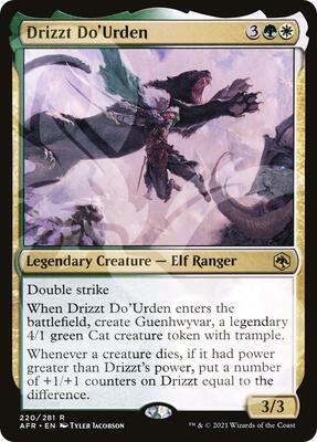 Drizzt Do'Urden card from AFR Ampersand Promos