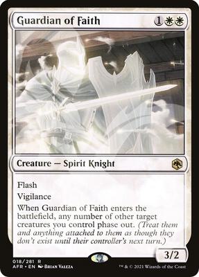 Guardian of Faith card from AFR Ampersand Promos