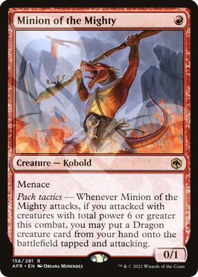 Minion of the Mighty card from AFR Ampersand Promos
