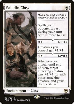 Paladin Class card from AFR Ampersand Promos