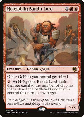 Hobgoblin Bandit Lord card from AFR Ampersand Promos