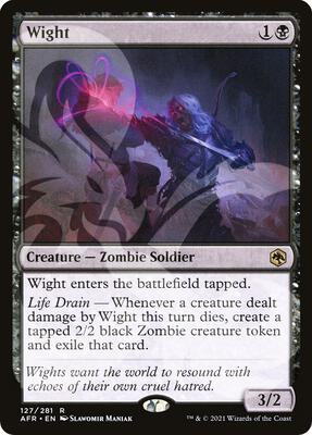 Wight card from AFR Ampersand Promos