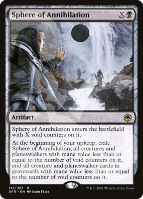 Sphere of Annihilation card from AFR Ampersand Promos
