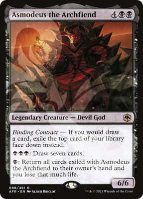 Asmodeus the Archfiend card from AFR Ampersand Promos