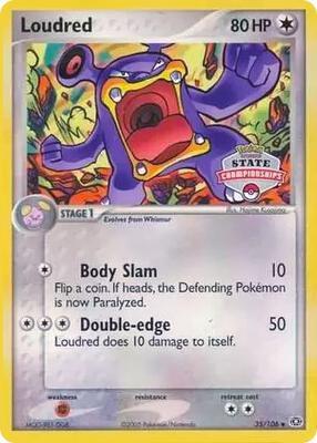 Loudred 35/106 (State Championships) card from League & Championship Cards