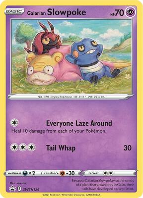 Galarian Slowpoke - SWSH126 card from SWSH: Sword & Shield Promo Cards