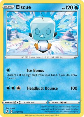 Eiscue - SWSH128 card from SWSH: Sword & Shield Promo Cards