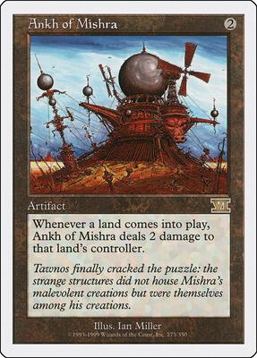 Ankh of Mishra card from Classic Sixth Edition