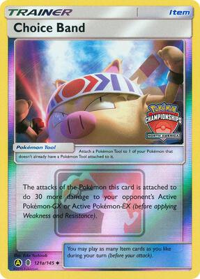 Choice Band - 121a/145 (North America Championships) card from League & Championship Cards