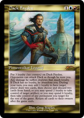 Dack Fayden (251) card from Secret Lair Drop Series
