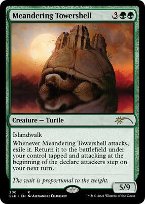 Meandering Towershell card from Secret Lair Drop Series