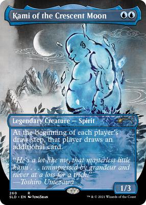 Kami of the Crescent Moon card from Secret Lair Drop Series