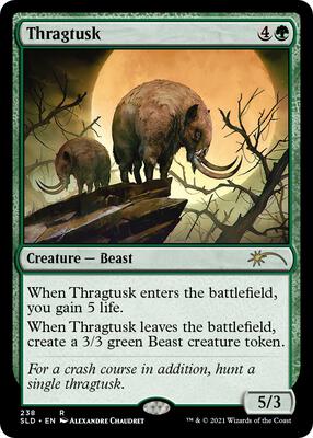 Thragtusk card from Secret Lair Drop Series