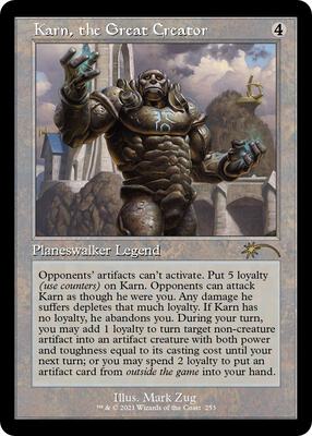 Karn, the Great Creator card from Secret Lair Drop Series