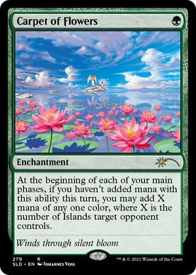 Carpet of Flowers card from Secret Lair Drop Series