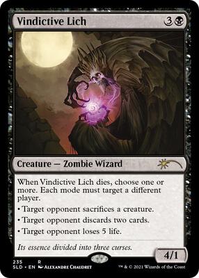 Vindictive Lich card from Secret Lair Drop Series