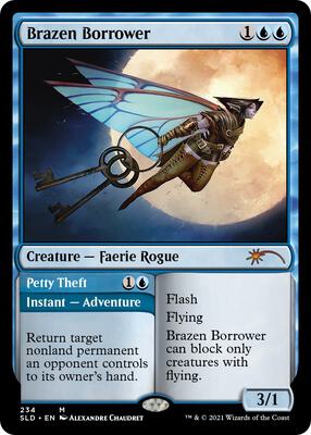 Brazen Borrower card from Secret Lair Drop Series