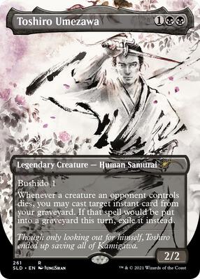 Toshiro Umezawa card from Secret Lair Drop Series