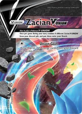 Zacian V-UNION - SWSH163 card from SWSH: Sword & Shield Promo Cards