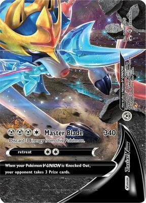 Zacian V-UNION - SWSH166 card from SWSH: Sword & Shield Promo Cards