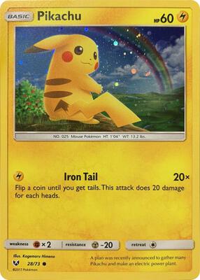 Pikachu - 28/73 (Cosmos Holo) card from Miscellaneous Cards & Products