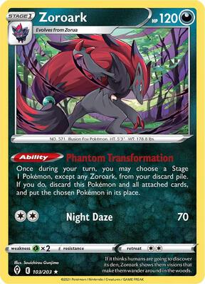 Zoroark - 103/203 card from Deck Exclusives