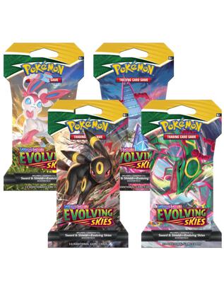 Evolving Skies Sleeved Booster Pack Art Bundle [Set of 4] card from SWSH07: Evolving Skies