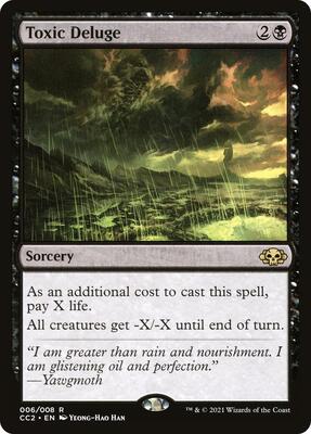 Toxic Deluge card from Commander Collection: Black