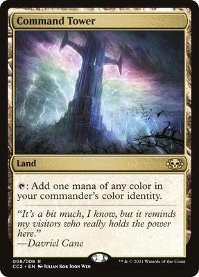 Command Tower card from Commander Collection: Black