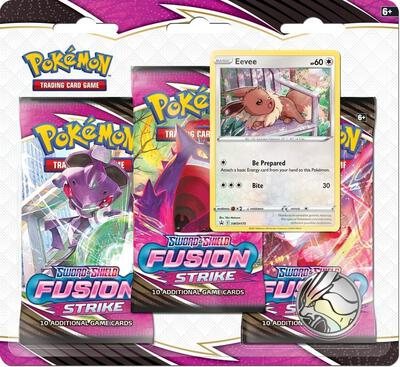 Fusion Strike 3 Pack Blister [Eevee] card from SWSH08: Fusion Strike