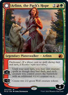 Arlinn, the Pack's Hope card from Innistrad: Midnight Hunt