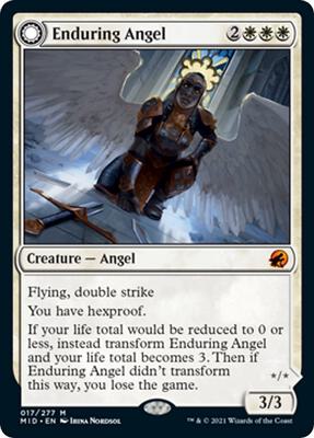 Enduring Angel card from Innistrad: Midnight Hunt