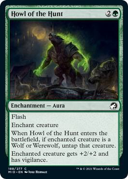Howl of the Hunt card from Innistrad: Midnight Hunt