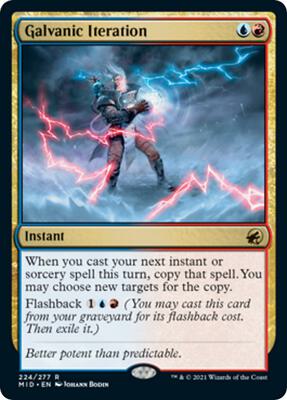 Galvanic Iteration card from Innistrad: Midnight Hunt