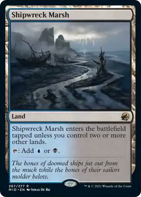 Shipwreck Marsh card from Innistrad: Midnight Hunt