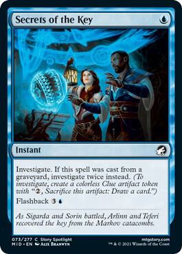 Secrets of the Key card from Innistrad: Midnight Hunt