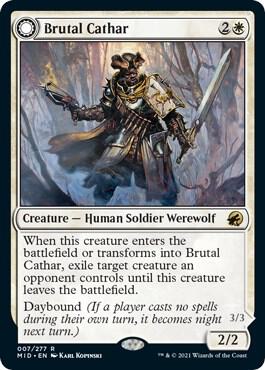 Brutal Cathar card from Innistrad: Midnight Hunt