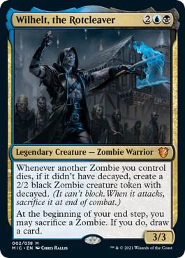 Wilhelt, the Rotcleaver card from Commander: Innistrad: Midnight Hunt