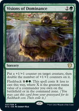 Visions of Dominance card from Commander: Innistrad: Midnight Hunt