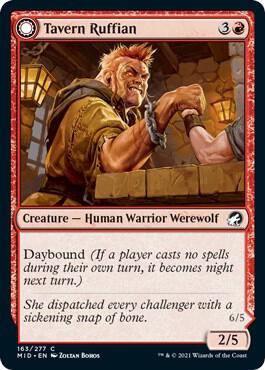 Tavern Ruffian card from Innistrad: Midnight Hunt