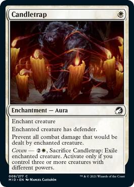 Candletrap card from Innistrad: Midnight Hunt