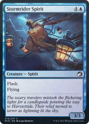 Stormrider Spirit card from Innistrad: Midnight Hunt