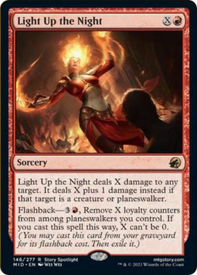 Light Up the Night card from Innistrad: Midnight Hunt