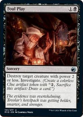 Foul Play card from Innistrad: Midnight Hunt