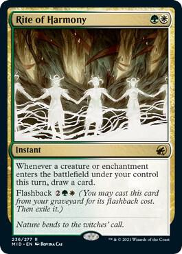 Rite of Harmony card from Innistrad: Midnight Hunt