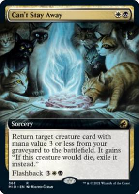 Can't Stay Away (Extended Art) card from Innistrad: Midnight Hunt